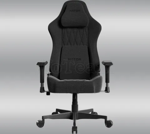 Photo de Fauteuil Hator Darkside 3  Fabric - Taille L (Noir)