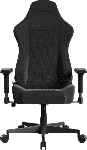 Photo de Fauteuil Hator Darkside 3 Fabric - Taille L (Noir)