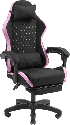 Photo de Fauteuil Mars Gaming MGC-X Fabric (Noir/Rose)