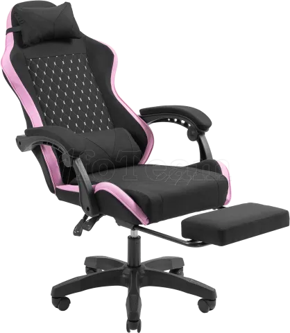 Photo de Fauteuil Mars Gaming MGC-X Fabric (Noir/Rose)