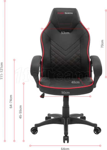 Photo de Fauteuil Mars Gaming MGCX One (Noir/Jaune)