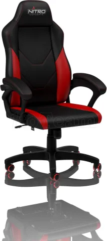 Photo de Fauteuil Nitro Concepts C100 (Noir/Rouge)