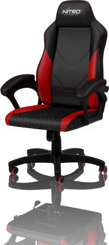 Photo de Fauteuil Nitro Concepts C100 (Noir/Rouge)