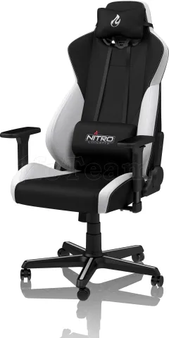 Photo de Fauteuil Nitro Concepts S300 Radiant White (Noir/Blanc)