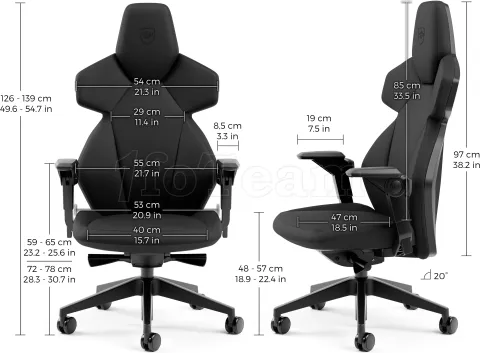 Photo de Fauteuil Noblechairs Dawn Black Edition (Noir)