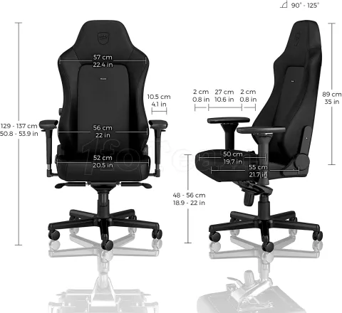 Photo de Fauteuil Noblechairs Hero Black Edition (Noir)