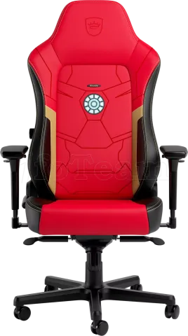 Photo de Fauteuil Noblechairs Hero Iron Man Edition (Rouge/Or/Noir)