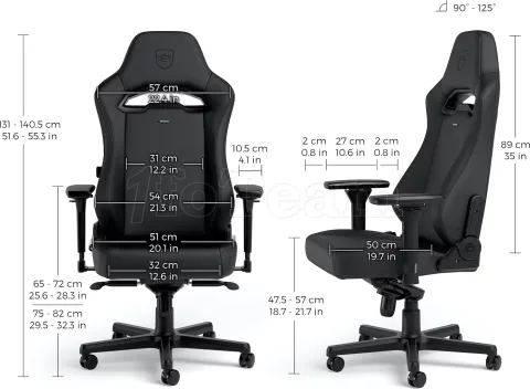 Photo de Fauteuil Noblechairs Hero ST Black Edition (Noir)