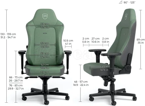 Photo de Fauteuil Noblechairs Hero Two Tone (Vert)