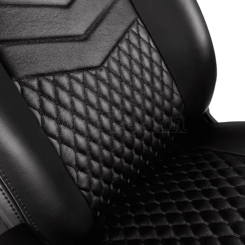 Photo de Fauteuil Noblechairs Icon en Cuir véritable (Noir)