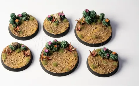 Photo de Gamers Grass - Basing Bits : Barrel Cacti