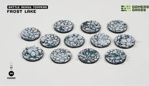 Photo de Gamers Grass - Frost Lake : Round 25mm (x12)