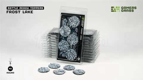 Photo de Gamers Grass - Frost Lake : Round 40mm (x5)