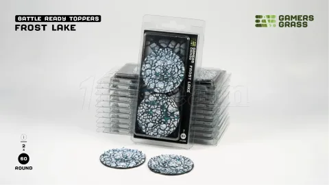 Photo de Gamers Grass - Frost Lake : Round 60mm (x2)