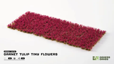 Photo de Gamers Grass - Garnet Tulip Tiny Flowers