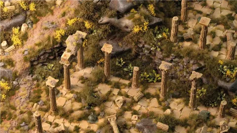 Photo de Gamers Grass - Mediterranean Temple Basing Box