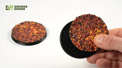 Photo de Gamers Grass - Molten Lava : Round 60mm (x2)