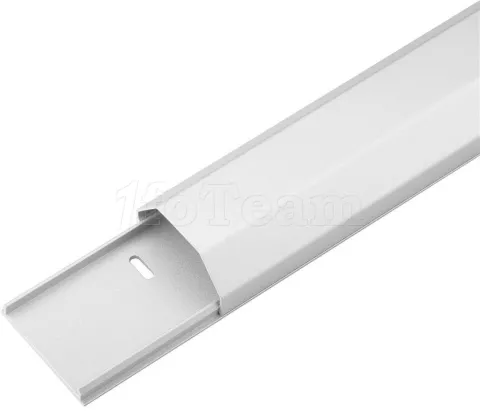 Photo de Goulotte passage plancher rigide Goobay 1m Largeur 50mm (Blanc)