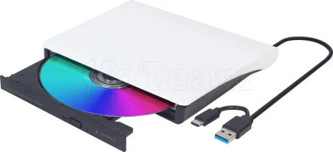 Photo de Graveur DVD externe Gembird DVD-USB-031 (Blanc)