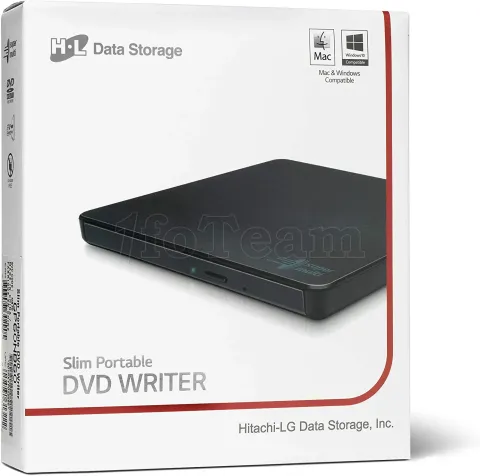 Photo de Graveur DVD externe slim Hitachi/LG GP60 (Noir)