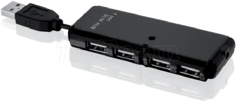 Photo de Hub USB 2.0 i-Box 4 ports (Noir)