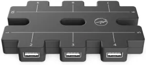 Photo de Hub USB 2.0 Mobility Lab 10 ports (Noir)