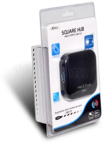 Photo de Hub USB 3.0 Advance Square Hub 4 ports + alimentation