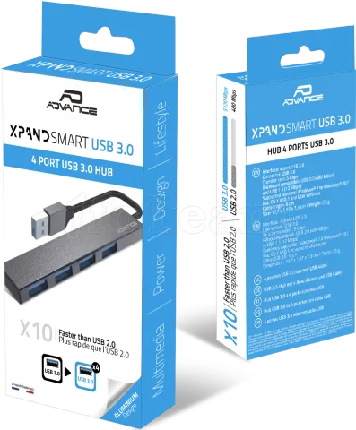 Photo de Hub USB 3.0 Advance Xpand Smart - 4 ports