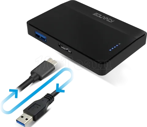 Photo de Hub USB 3.0 Advance Xpand Starter - 4 ports (Noir)