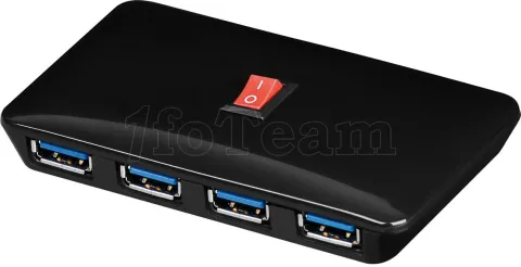Photo de Hub USB 3.0 Goobay - 4 ports + alimentation