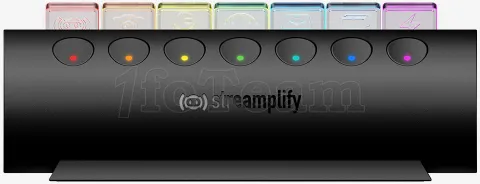 Photo de Hub USB 3.0 Streamplify Hub CTRL 7 RGB - 7 ports (Noir)