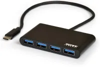 Photo de Hub USB 3.0 type-C Port Connect 4 ports (Argent) -- Id : 170057