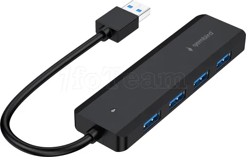 Photo de Hub USB 3.1 Gembird - 4x USB-A et 1x USB-C (Noir)