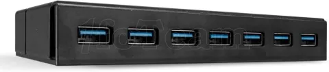 Photo de Hub USB 3.1 Lindy 7 ports avec alimentation