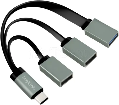 Photo de Hub USB 3.1 Type C LogiLink 2x USB 2.0 + 1x USB 3.0