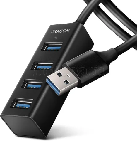 Photo de Hub USB-A 3.2 Axagon HUE-M1AL - 4 ports (Noir)