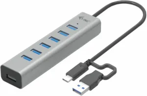 Photo de Hub USB-A/C I-Tec Charging Metal - 7 ports USB 3.0 (Gris)