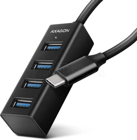Photo de Hub USB-C 3.0 Axagon HUE-M1C - 4 ports (Noir)