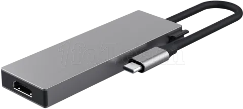 Photo de Hub USB-C 3.2 Trust Dalyx - 5 ports (Gris)