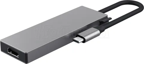 Photo de Hub USB-C 3.2 Trust Dalyx - 5 ports (Gris)