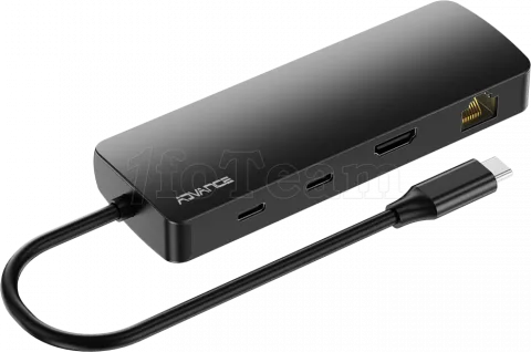 Photo de Hub USB-C Advance XPand Smart - 8 ports (Noir)