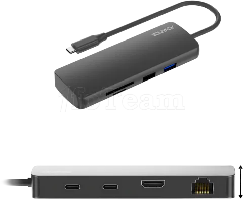 Photo de Hub USB-C Advance XPand Smart - 8 ports (Noir)