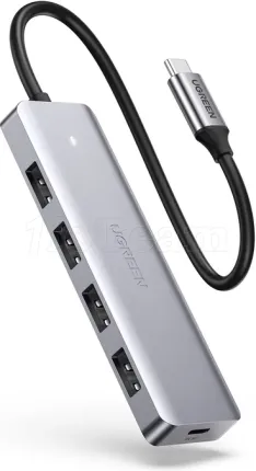 Photo de Hub USB-C Ugreen - 4x USB-A 3.0 (Gris)