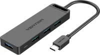 Photo de Hub USB-C Vention - 4 ports 0.15m (Noir)