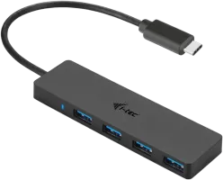 Photo de Hub USB Type C I-Tec - 4 ports USB 3.0 (Noir)