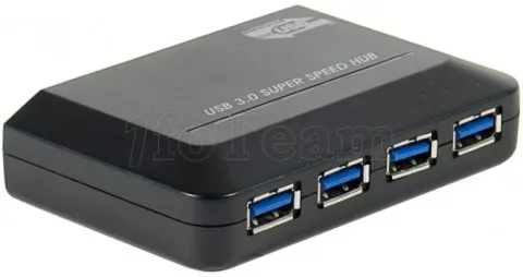 Photo de Hub USB v3.0 - 4 ports + alimentation
