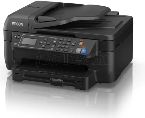 Photo de Imprimante Epson WorkForce WF-2750DWF Wifi Multifonctions Fax (recto verso)