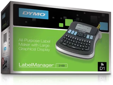 Photo de Imprimante Étiquette Dymo LabelManager 210D avec valise de transport (Noir/Gris)