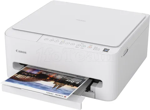 Photo de Imprimante Multifonction 3en1 Canon Pixma TS4150i (Blanc)