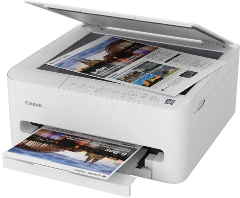 Photo de Imprimante Multifonction 3en1 Canon Pixma TS4150i (Blanc)